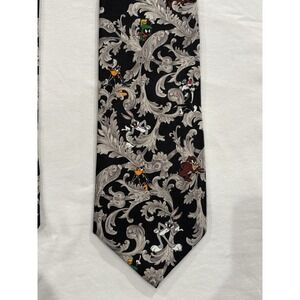 Looney Tunes Marvin the Martian Bugs Taz Devil Daffy Tie 2000 Warner Bros Men